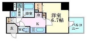 Fujiman北梅田の物件間取画像